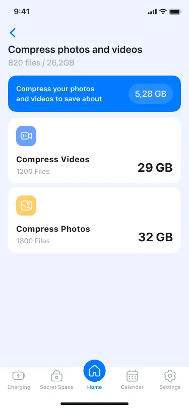 Photo and video compression tool